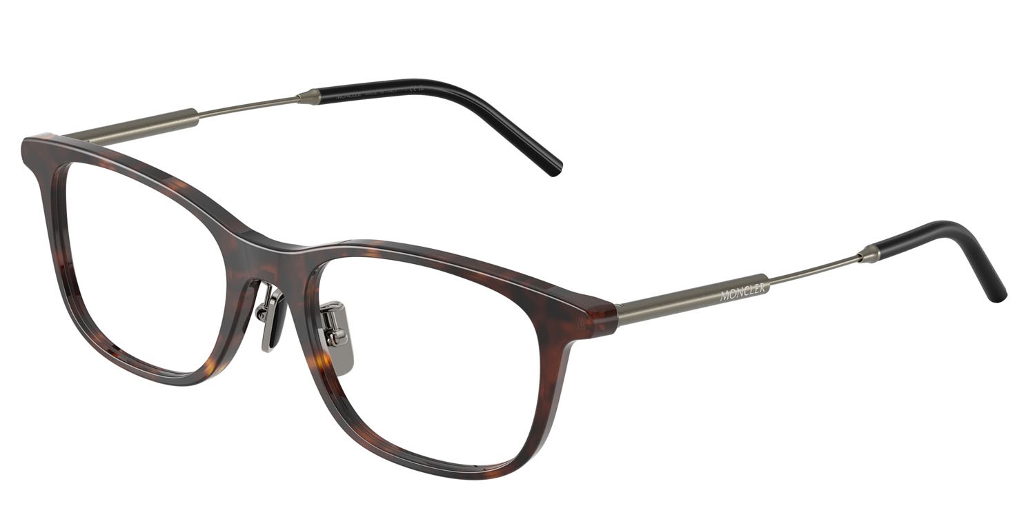 Eyeglasses Moncler ME 2013D (3002) color havana lucido shape square lenses lente demo