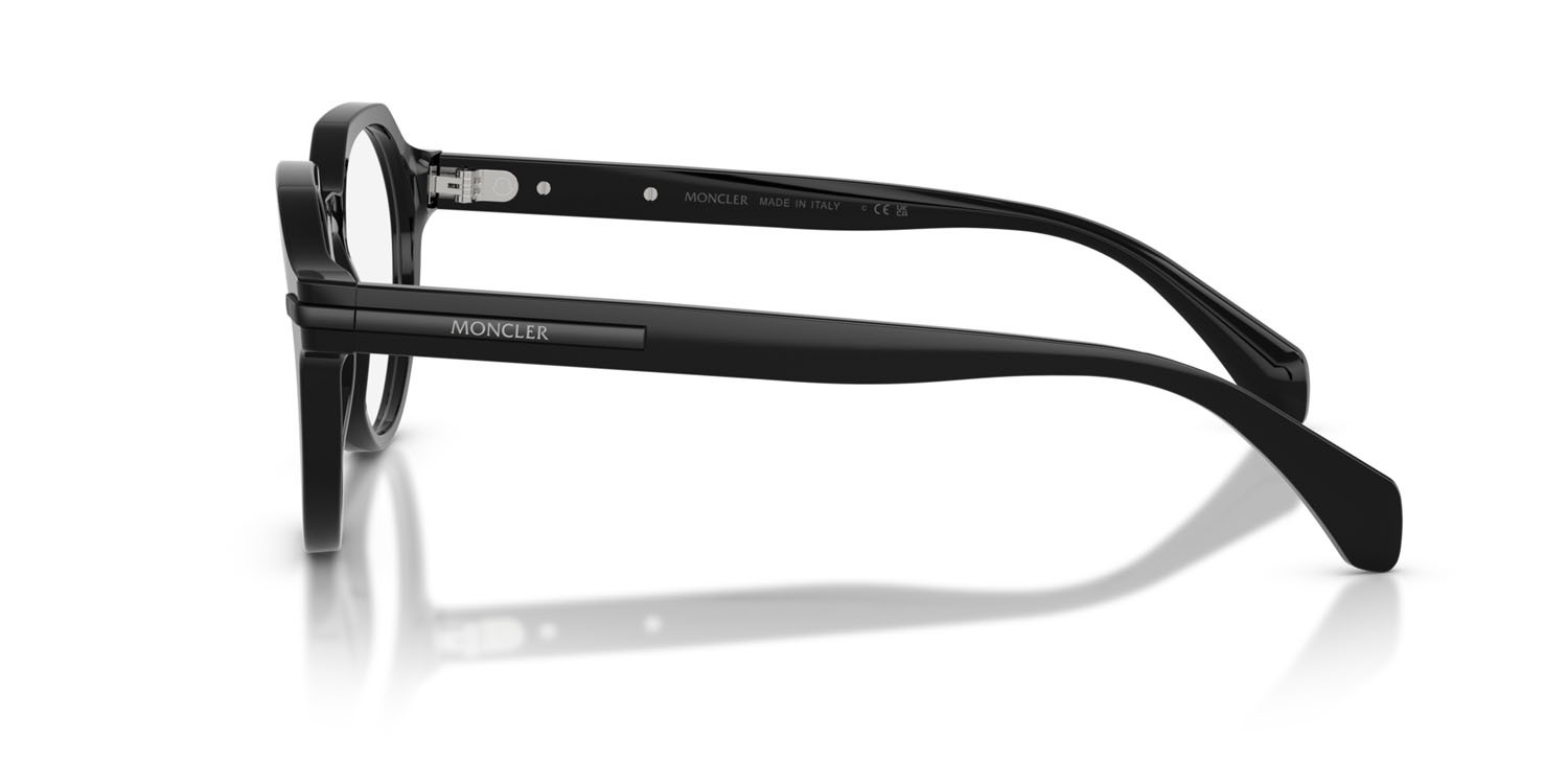Eyeglasses Moncler ME 2014 (3001) color nero lucido shape pantos lenses lente demo