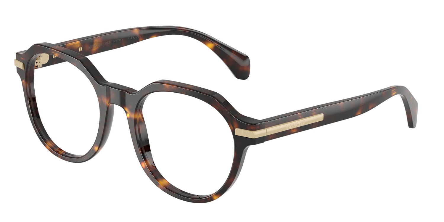Eyeglasses Moncler ME 2014 (3002) color havana lucido shape pantos lenses lente demo