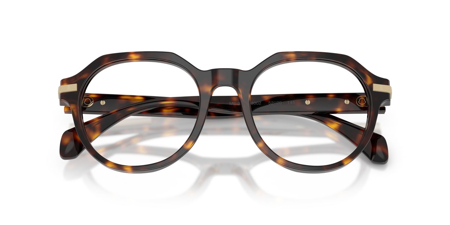 Eyeglasses Moncler ME 2014 (3002) color havana lucido shape pantos lenses lente demo