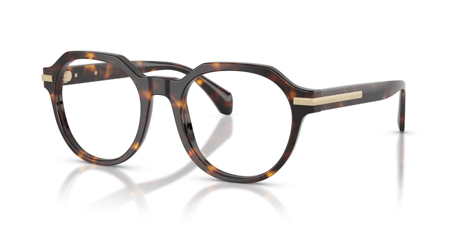 Eyeglasses Moncler ME 2014 (3002) color havana lucido shape pantos lenses lente demo