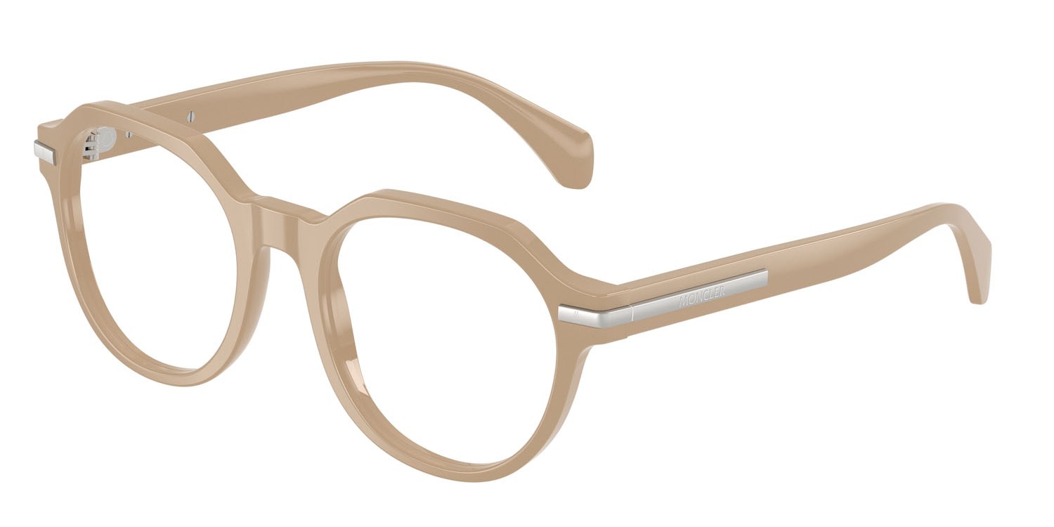 Eyeglasses Moncler ME 2014 (3023) color rosa opalino brillante shape pantos lenses lente demo