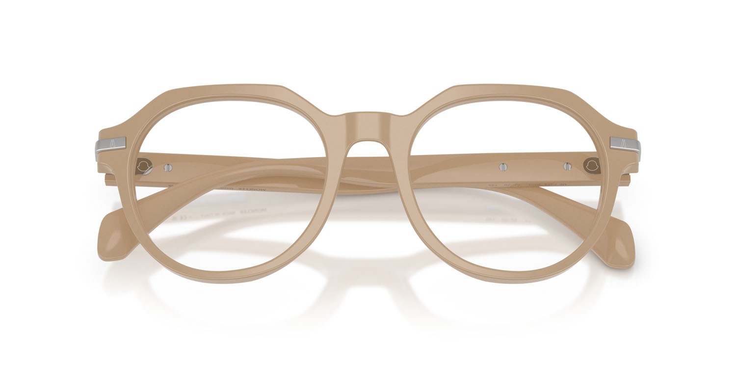 Eyeglasses Moncler ME 2014 (3023) color rosa opalino brillante shape pantos lenses lente demo