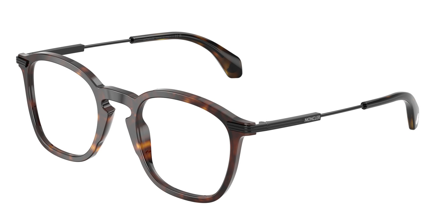 Eyeglasses Moncler ME 2017 (3002) color havana lucido shape irregular lenses lente demo