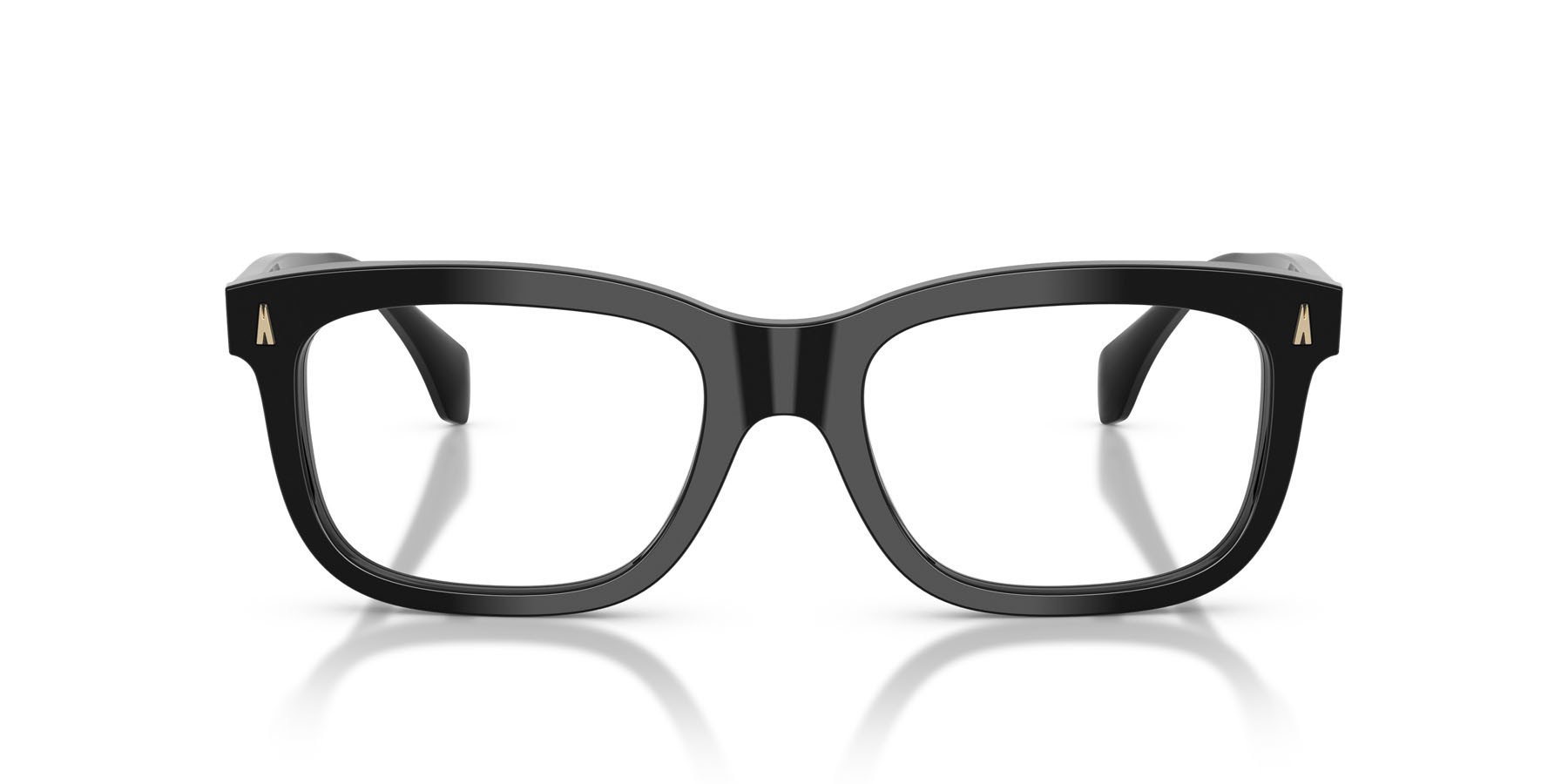 Eyeglasses Moncler ME 2019 (3001) color nero lucido shape rectangle lenses lente demo