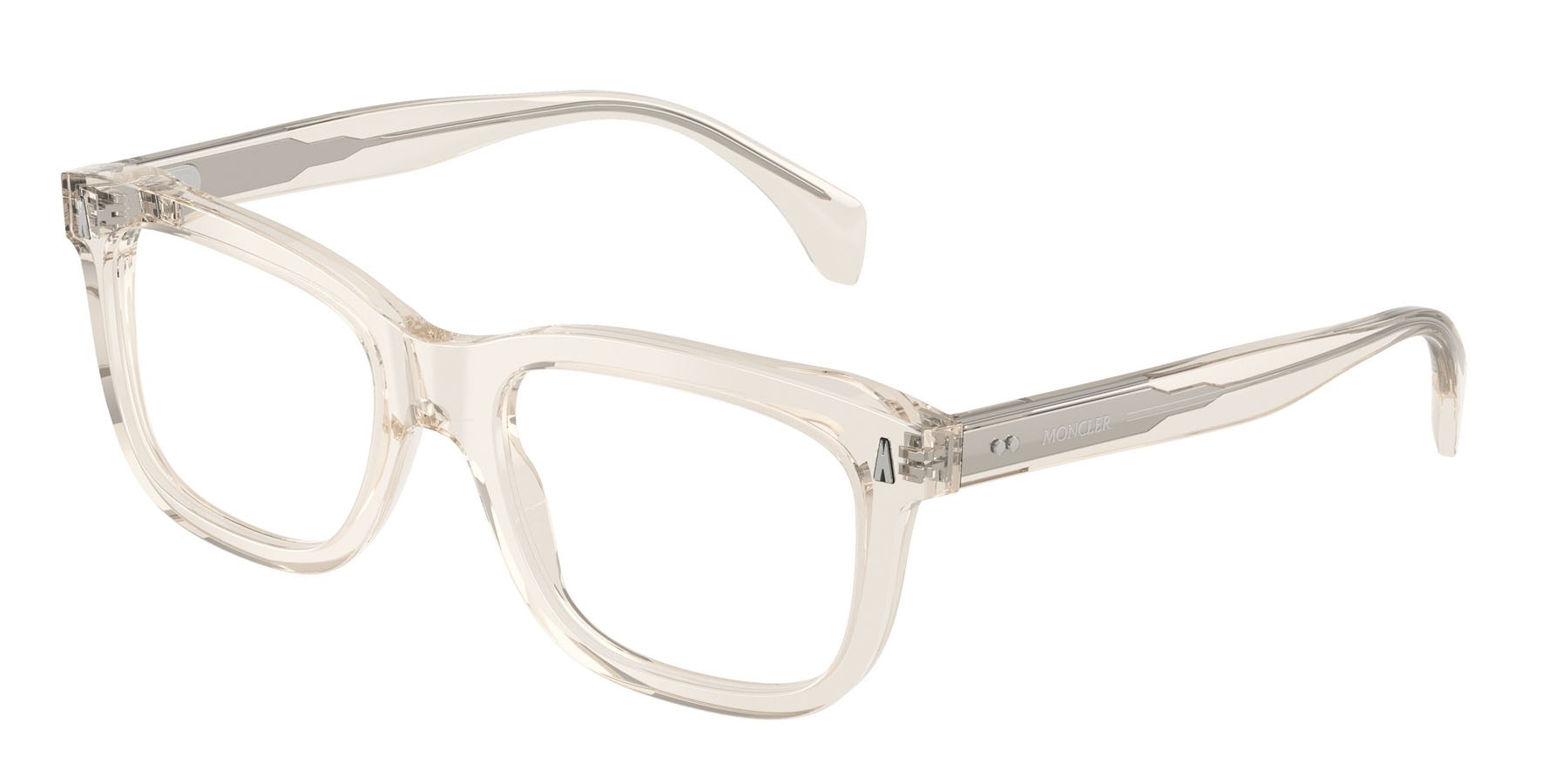 Eyeglasses Moncler ME 2019 (3003) color shiny butter shape rectangle lenses lente demo
