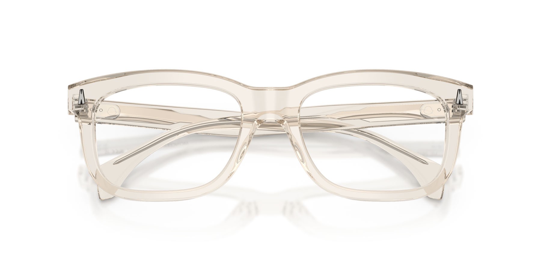 Eyeglasses Moncler ME 2019 (3003) color shiny butter shape rectangle lenses lente demo