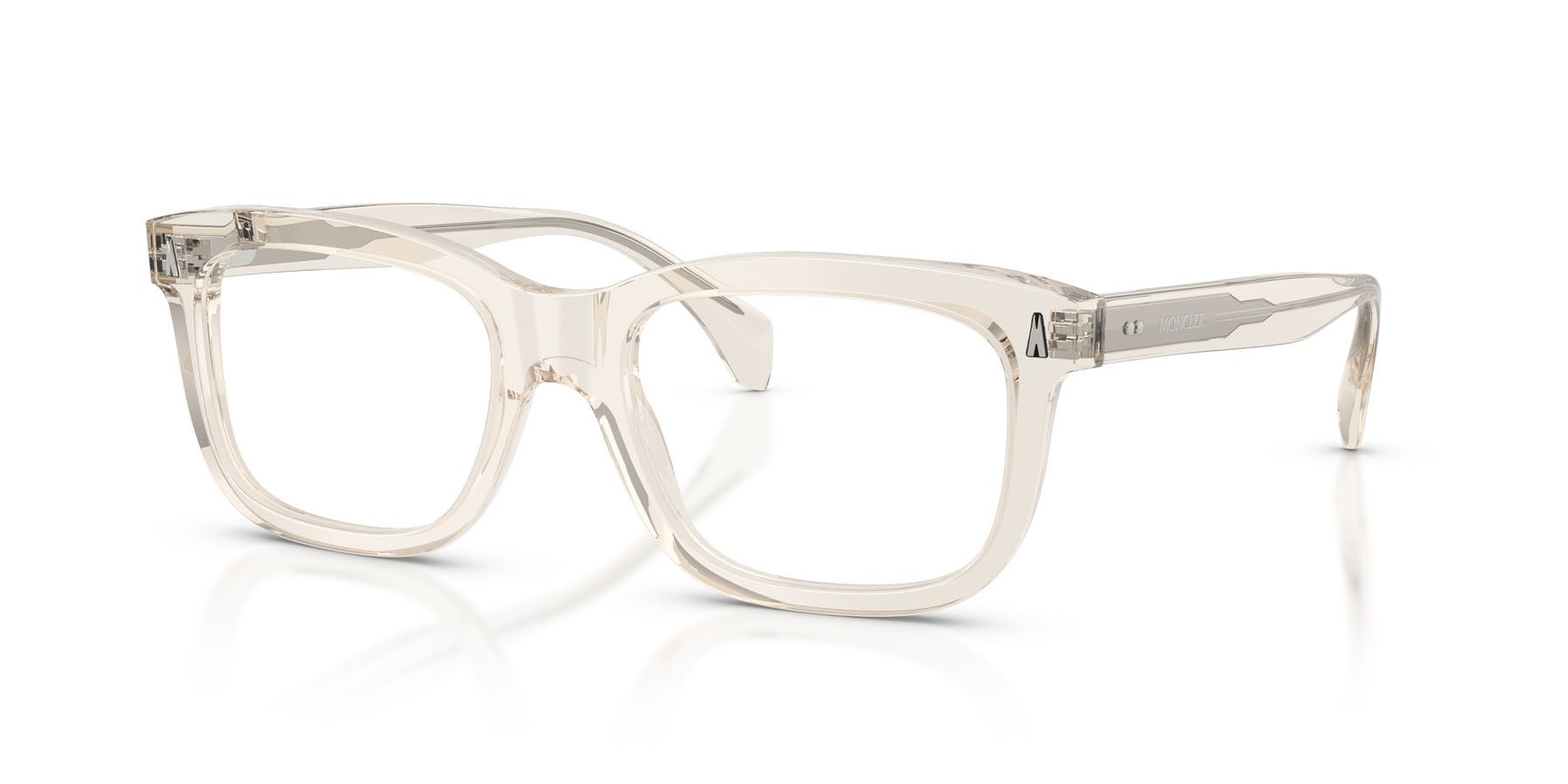 Eyeglasses Moncler ME 2019 (3003) color shiny butter shape rectangle lenses lente demo
