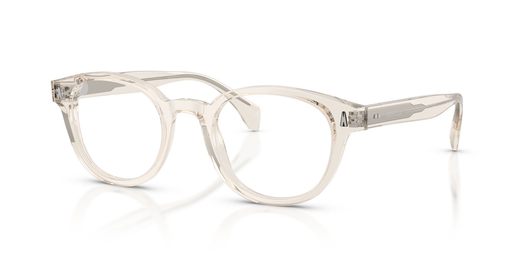 Eyeglasses Moncler ME 2020 (3003) color shiny butter shape round lenses lente demo