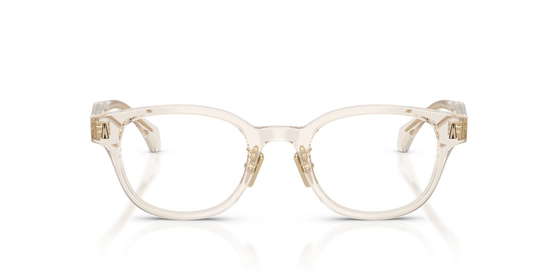 Eyeglasses Moncler ME 2021D (3003) color shiny butter shape oval lenses lente demo