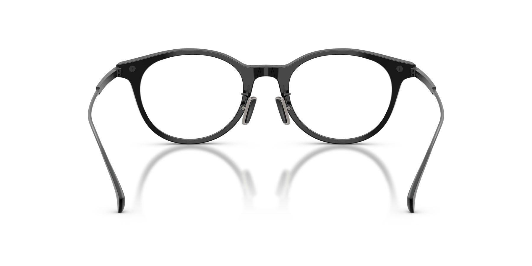 Occhiali da vista Moncler ME 2022D (3001) colore nero lucido forma ovale lenti lente demo