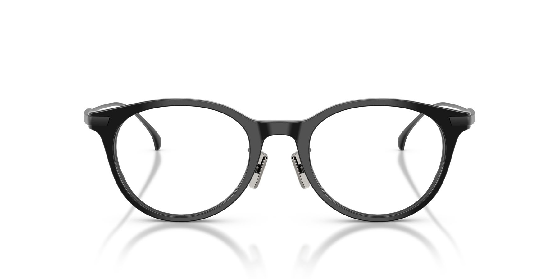 Occhiali da vista Moncler ME 2022D (3001) colore nero lucido forma ovale lenti lente demo