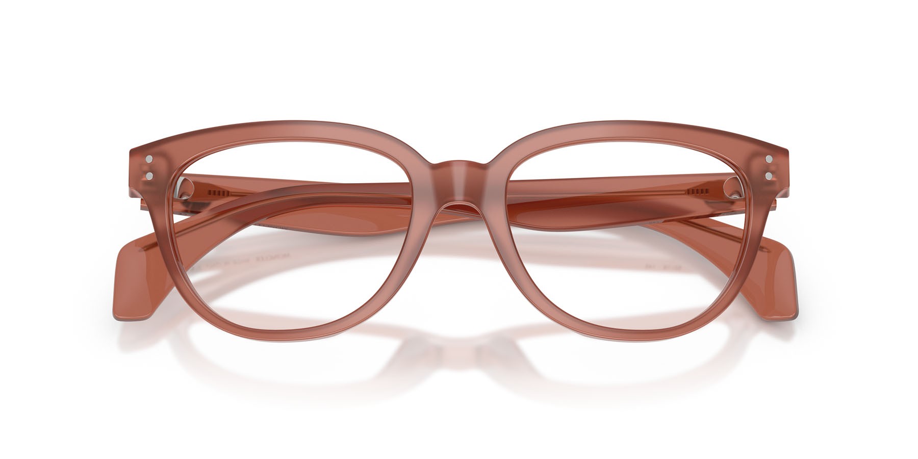 Eyeglasses Moncler ME 2024U (3026) color rosa opalino brillante shape square lenses lente demo