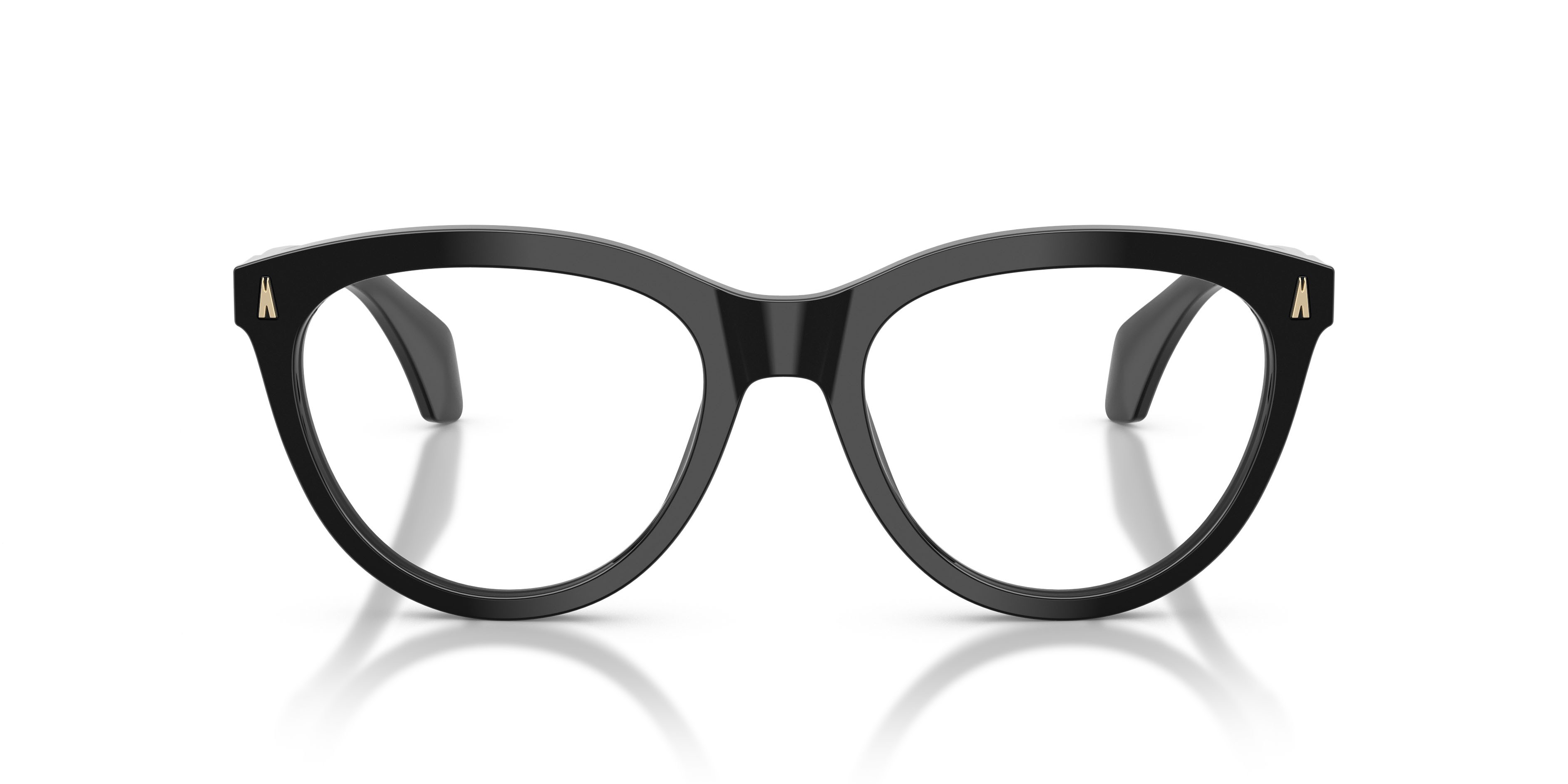Eyeglasses Moncler ME 2026 (3001) color nero lucido shape oval lenses lente demo