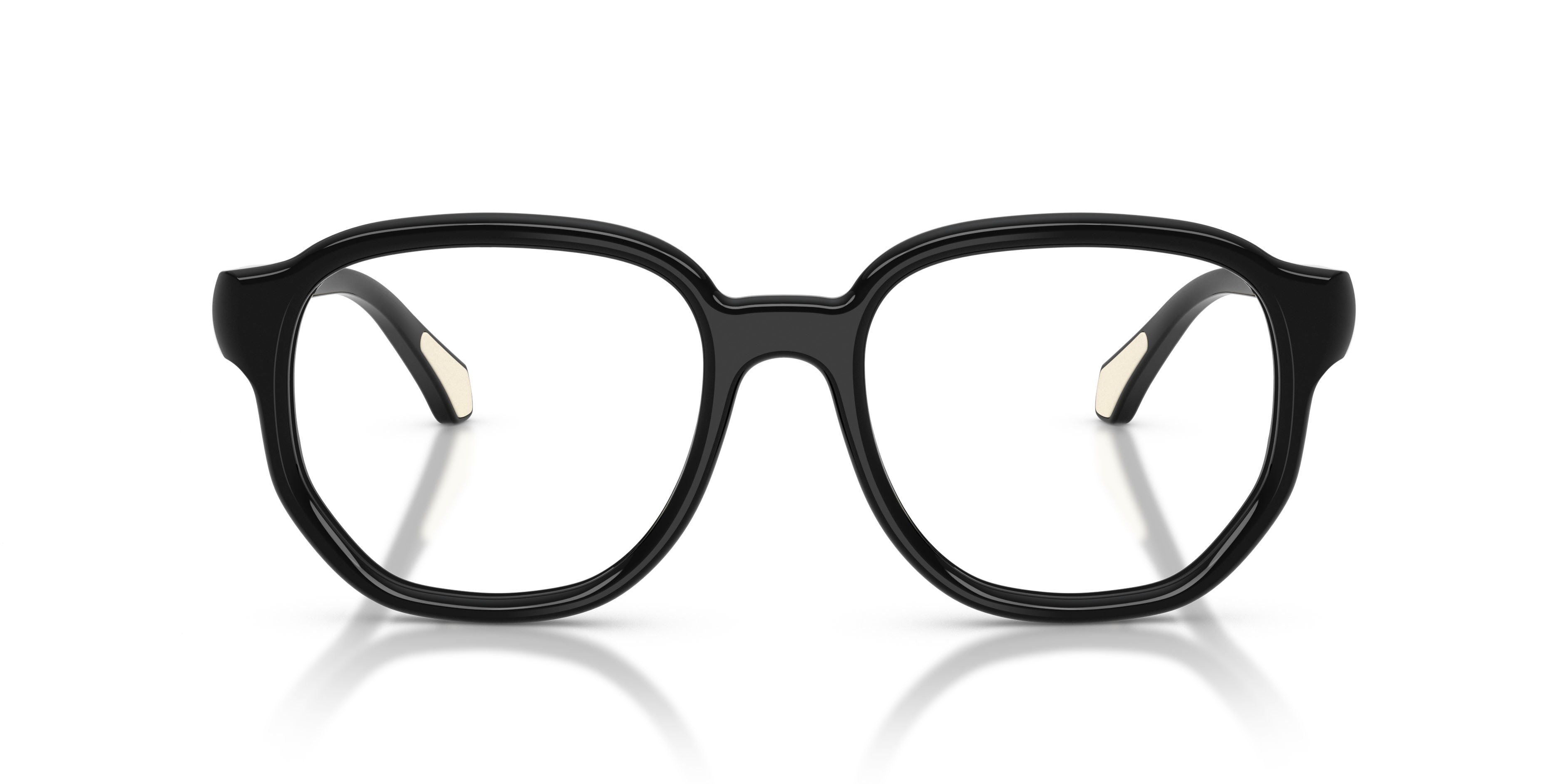 Eyeglasses Moncler ME 2027 (3001) color nero lucido shape square lenses lente demo