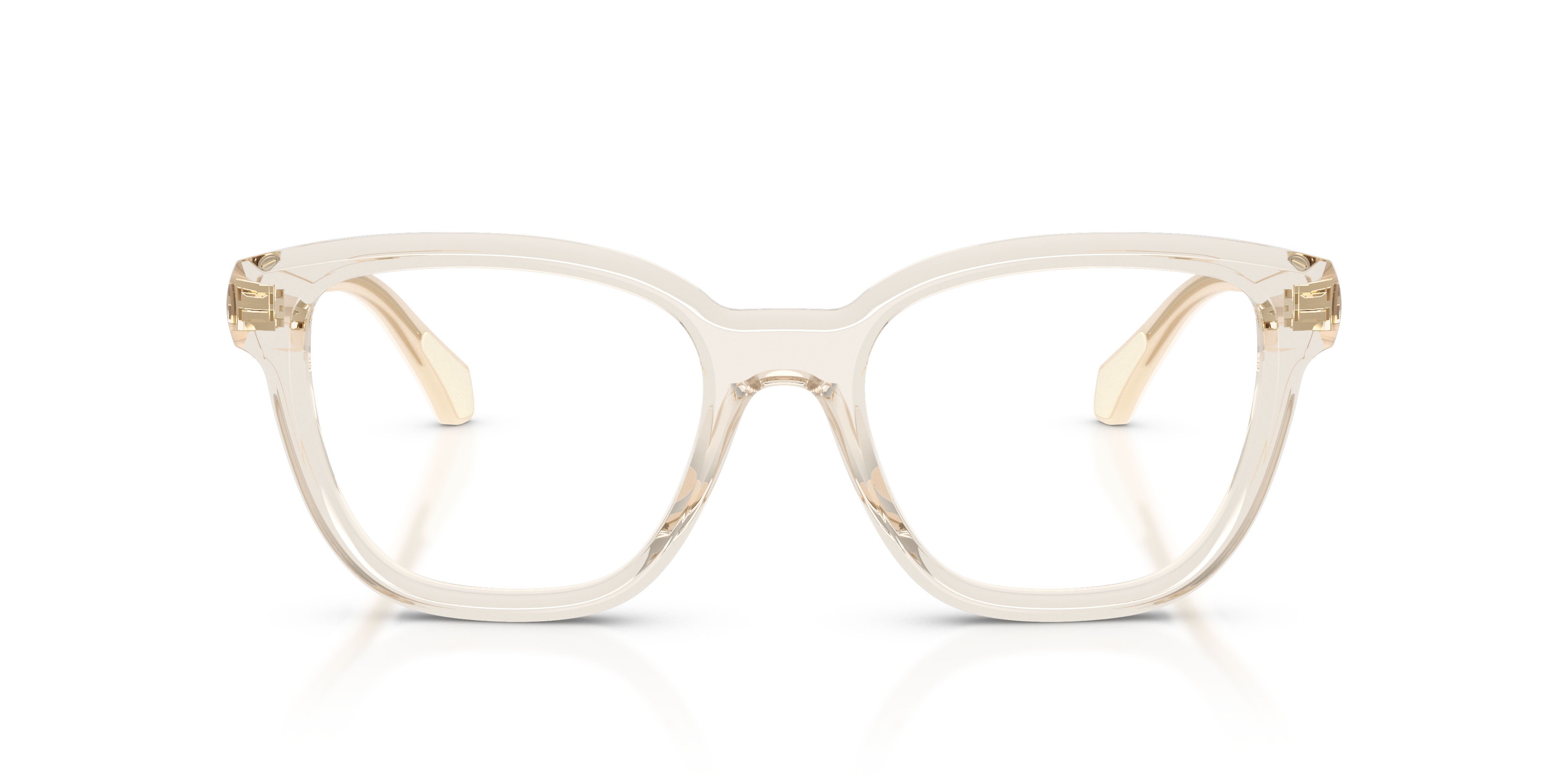 Eyeglasses Moncler ME 2028 (3003) color burro trasparente shape square lenses lente demo