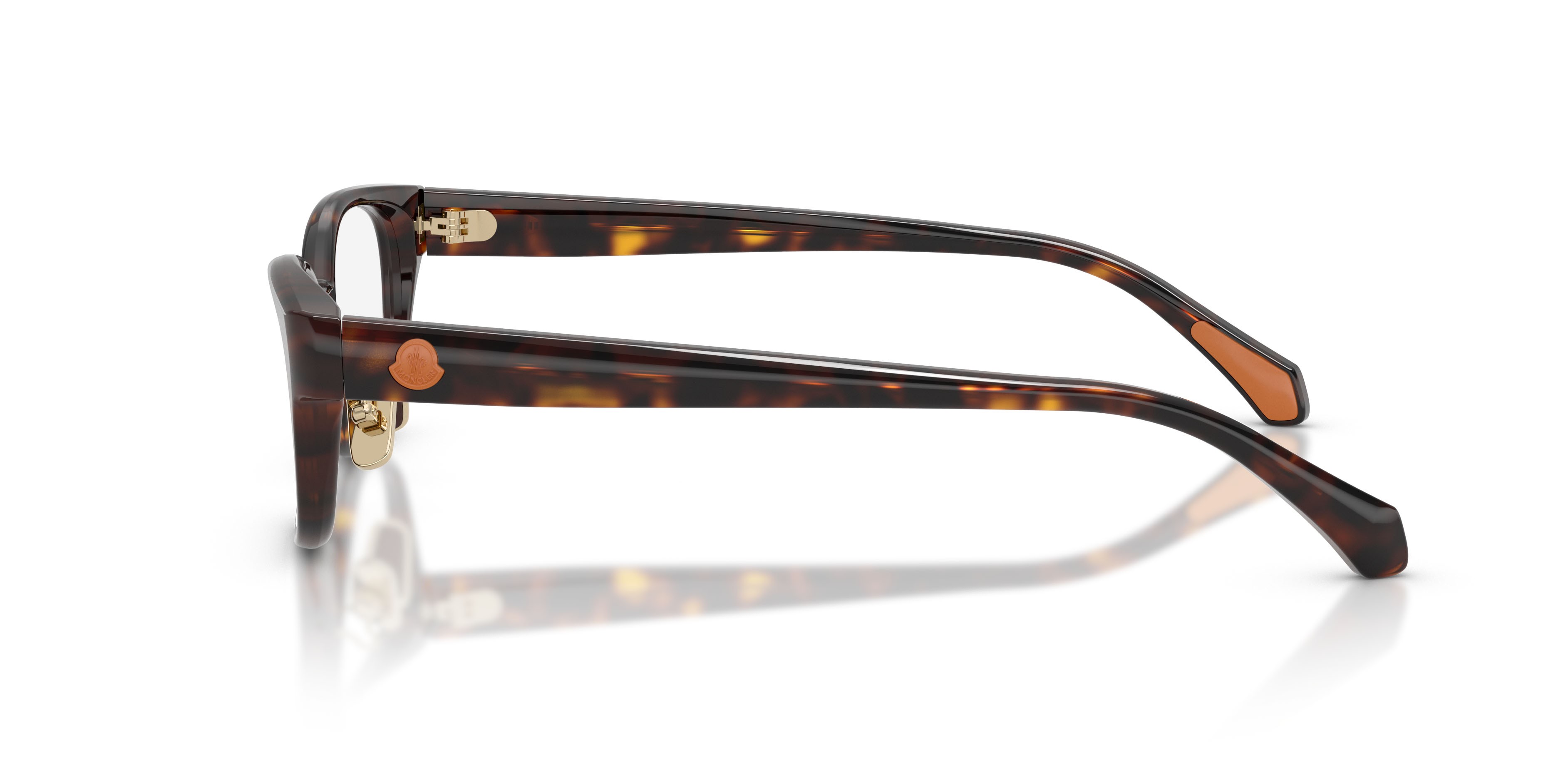 Eyeglasses Moncler ME 2029D (3002) color havana lucido shape oval lenses lente demo