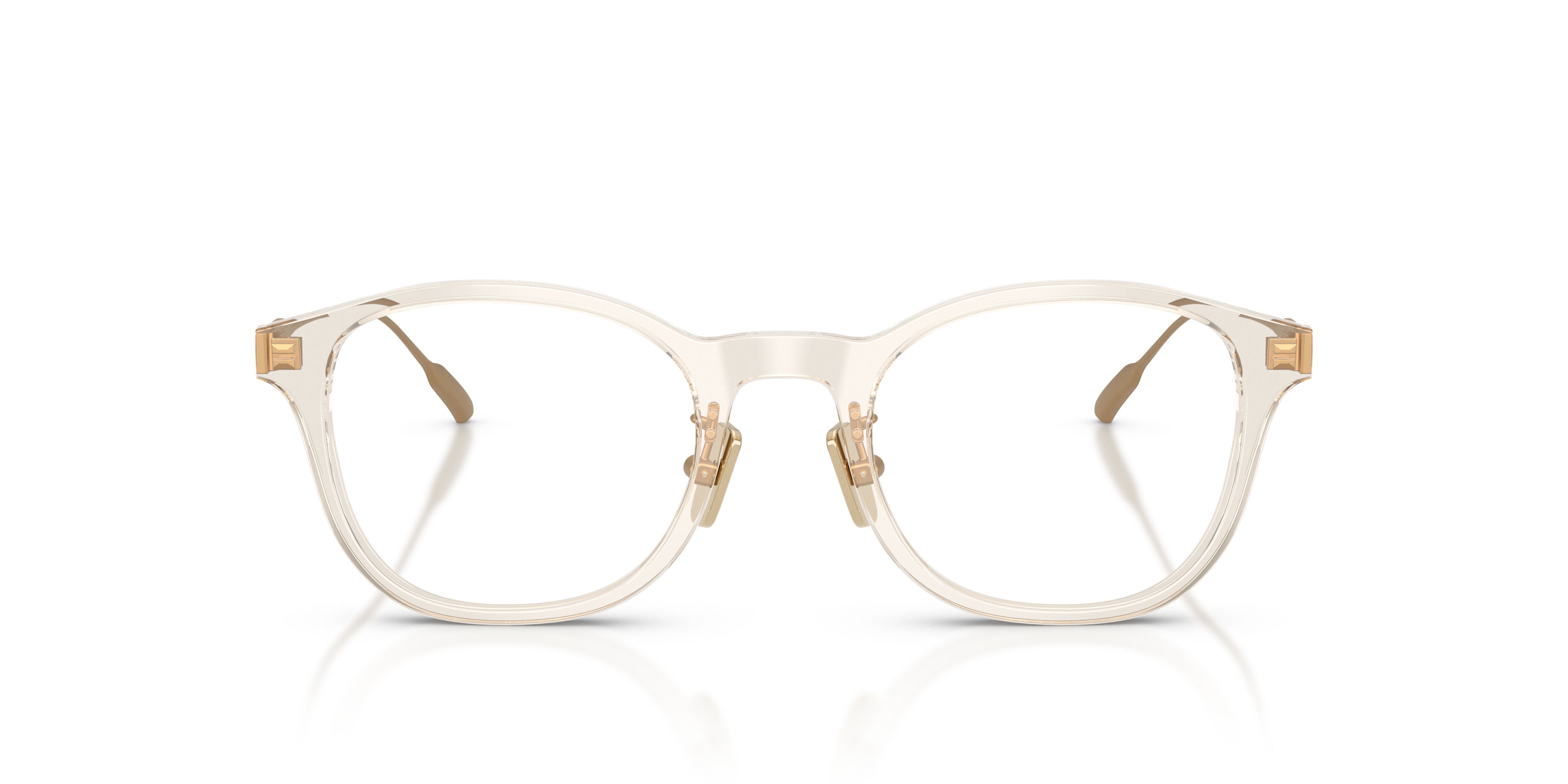 Eyeglasses Moncler ME 2030D (3003) color burro trasparente shape pantos lenses lente demo