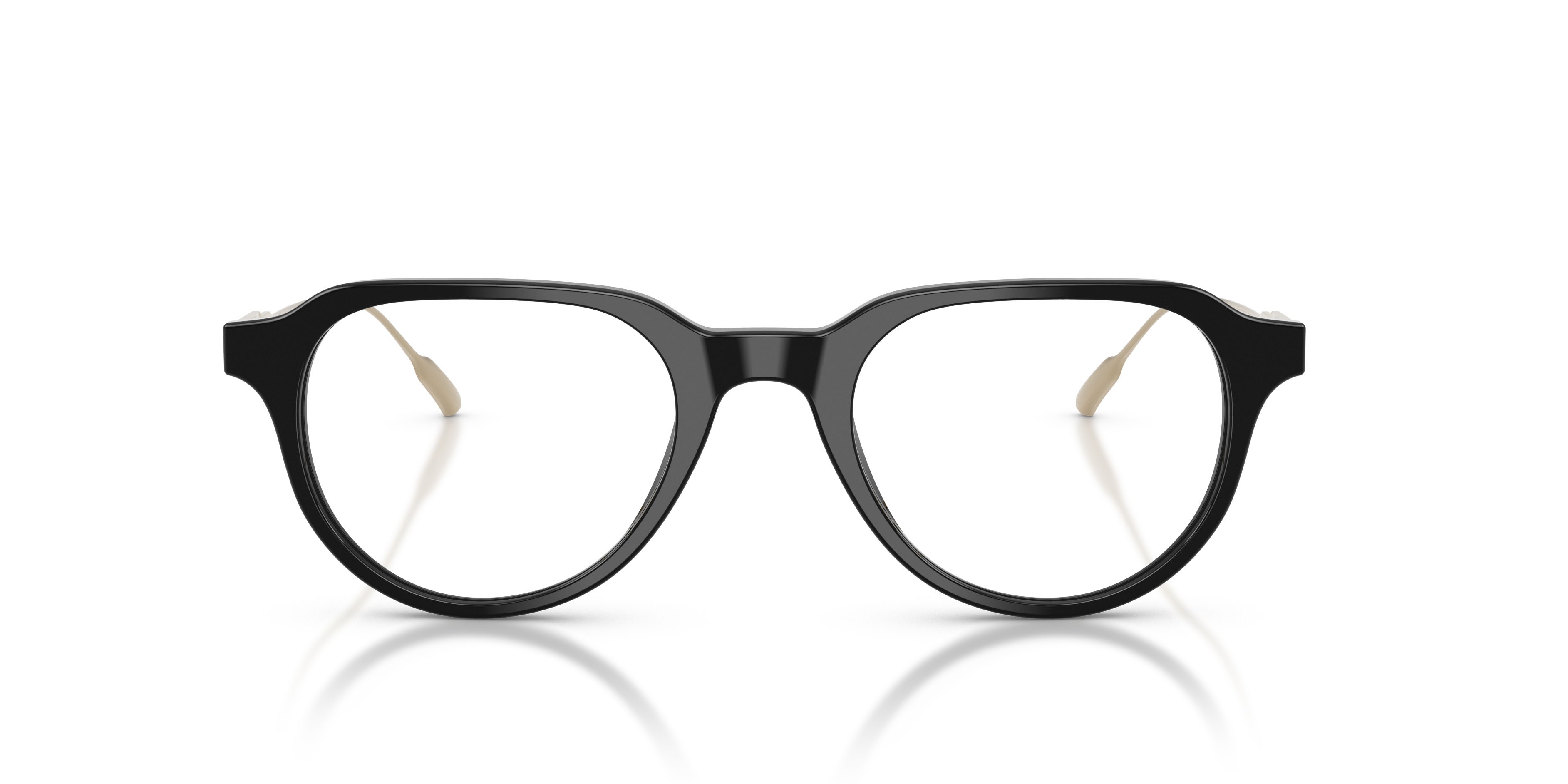 Eyeglasses Moncler ME 2031 (3001) color nero lucido shape oval lenses lente demo