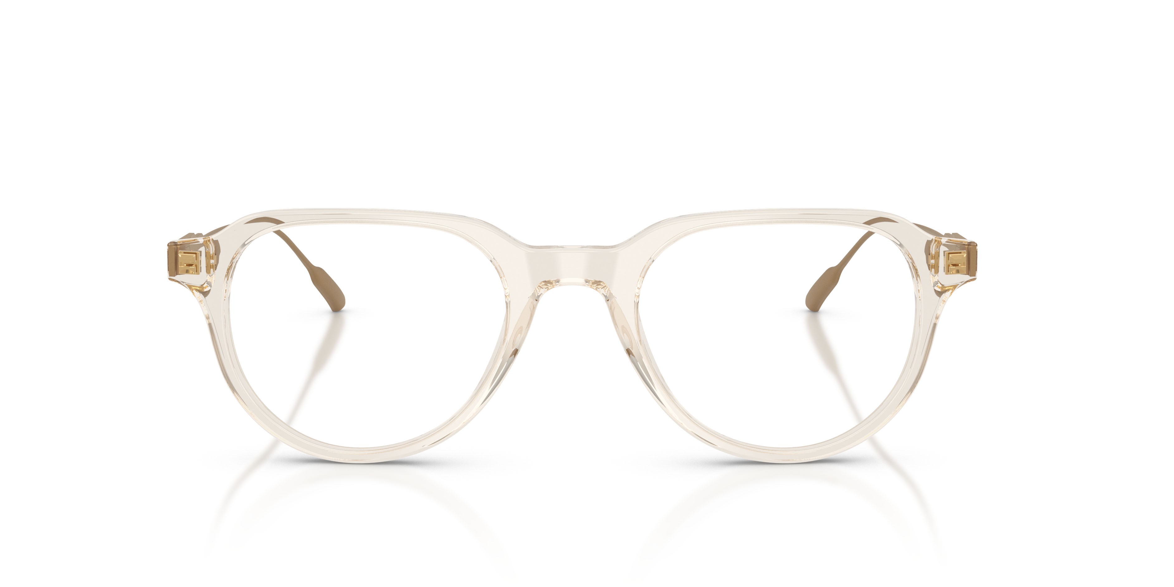 Eyeglasses Moncler ME 2031 (3003) color burro trasparente shape oval lenses lente demo