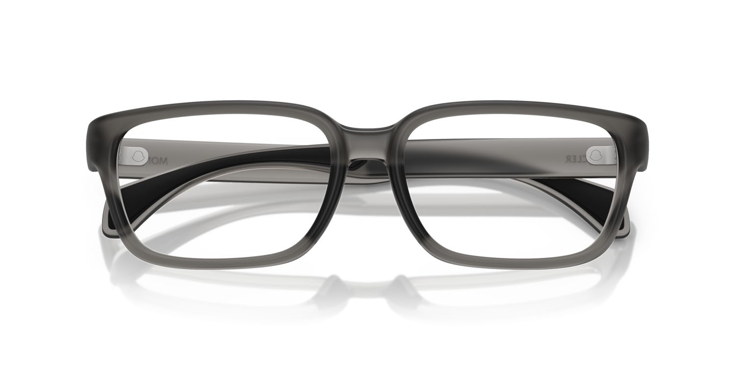 Eyeglasses Moncler ME 3001 (5003) color grigio opaco shape rectangle lenses lente demo