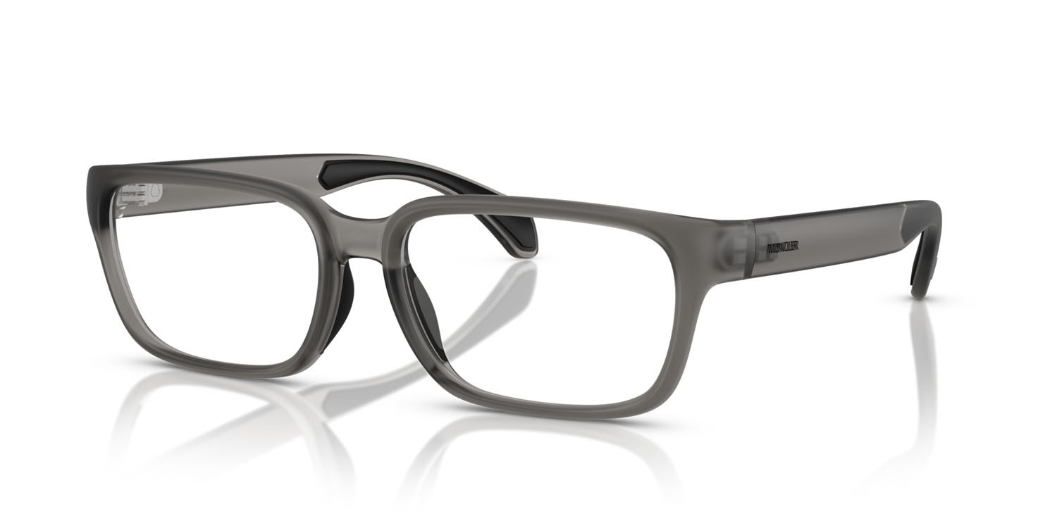 Eyeglasses Moncler ME 3001 (5003) color grigio opaco shape rectangle lenses lente demo