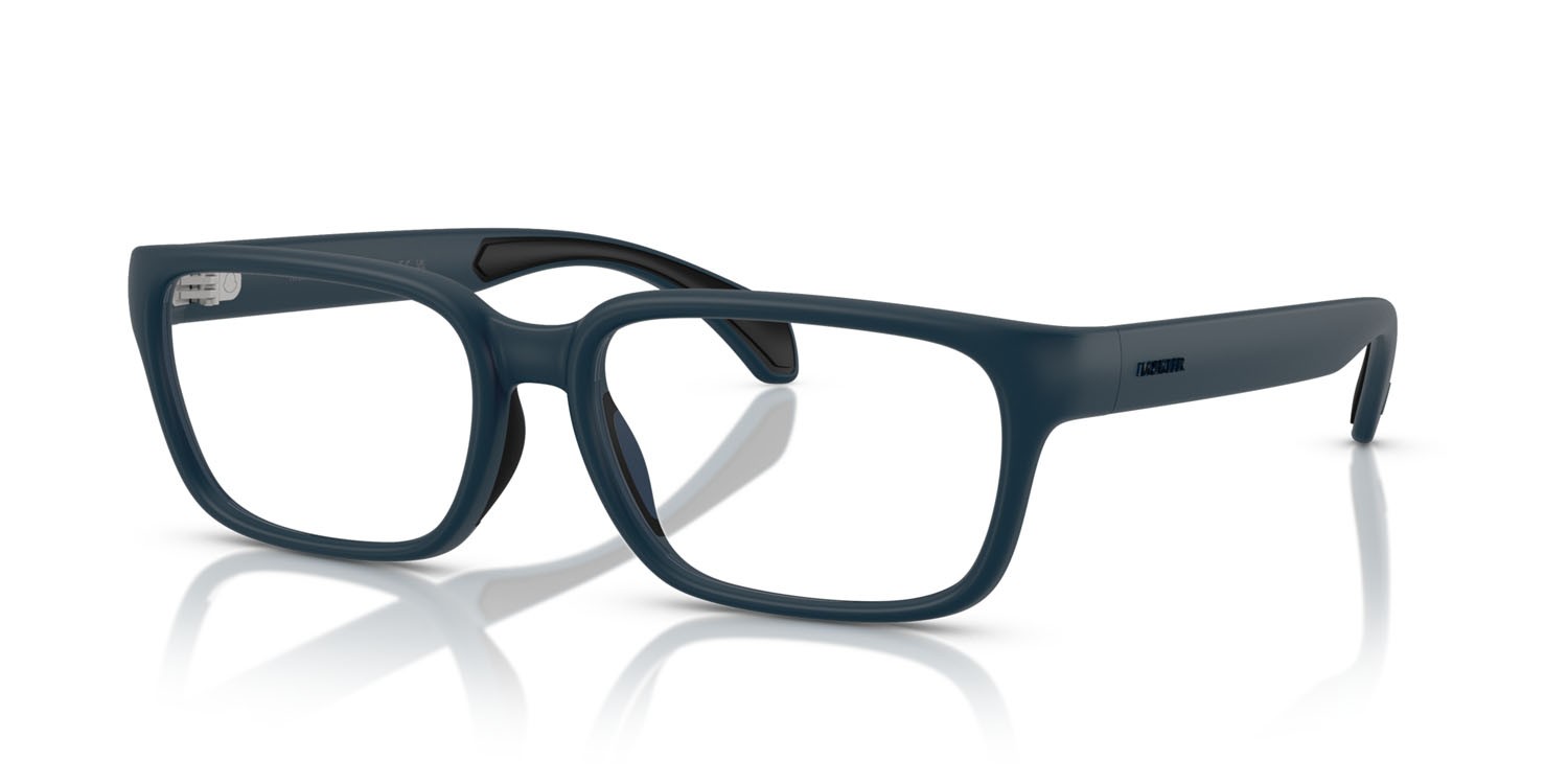 Eyeglasses Moncler ME 3001 (5008) color blu opaco shape rectangle lenses lente demo