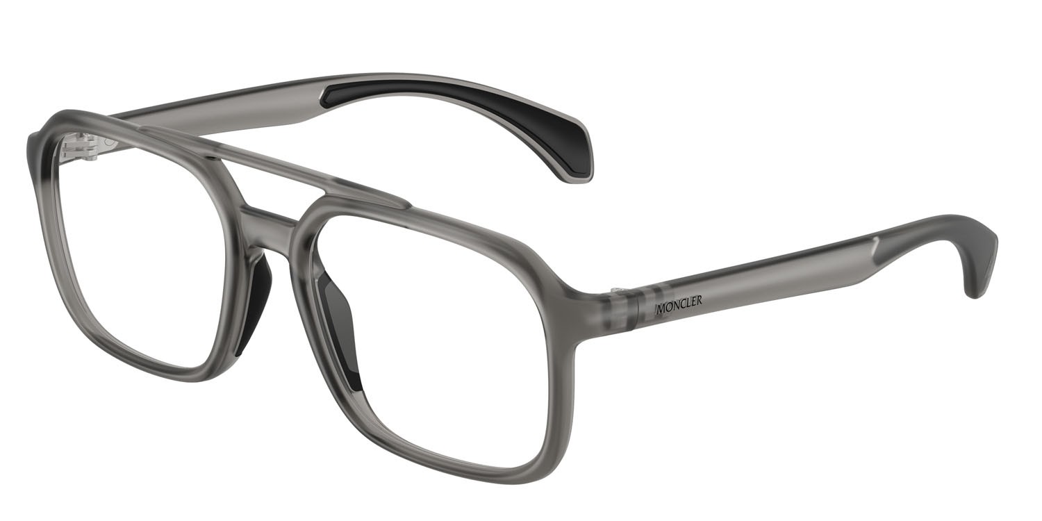 Eyeglasses Moncler ME 3002 (5003) color grigio opaco shape square lenses lente demo