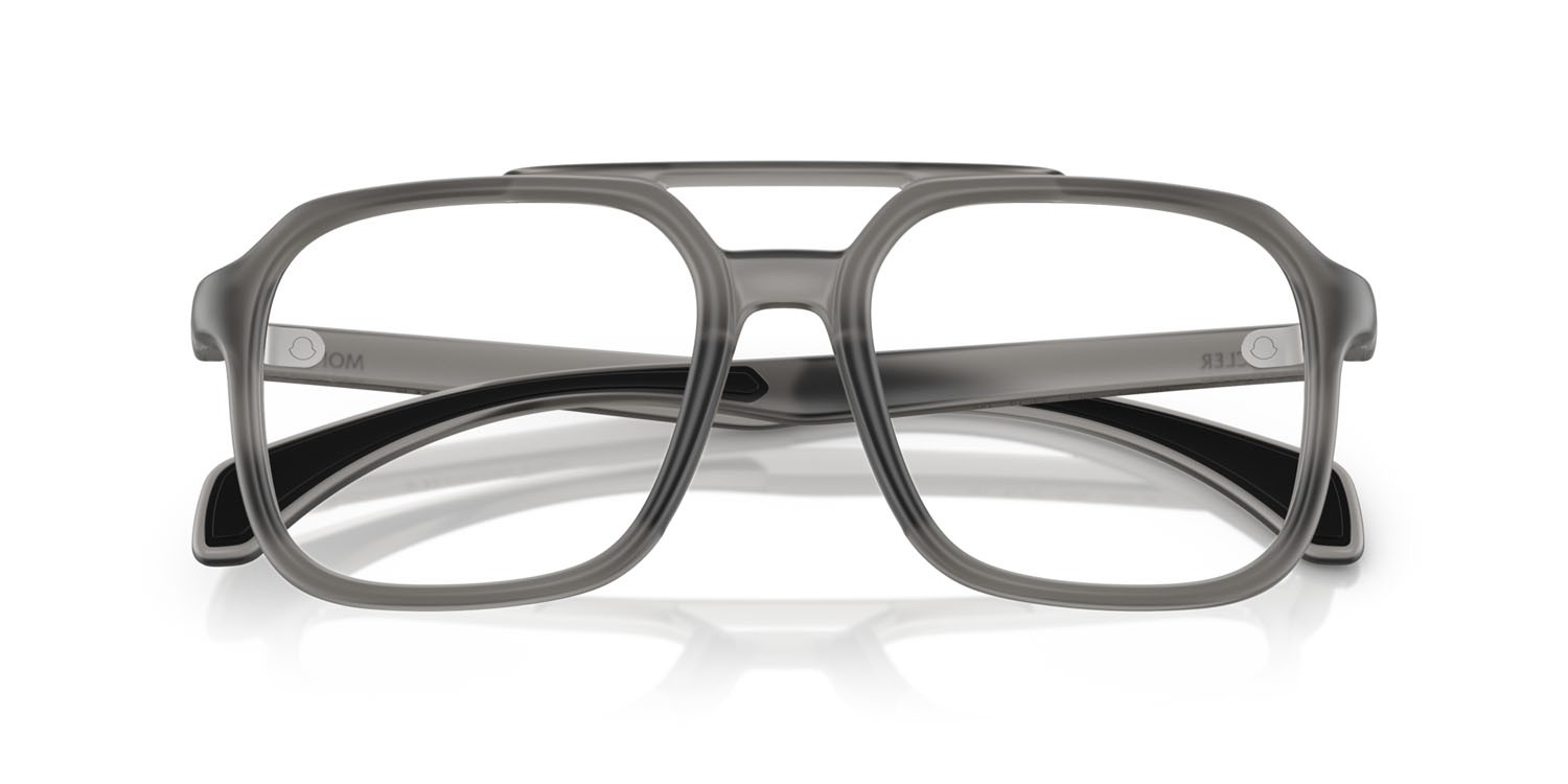 Eyeglasses Moncler ME 3002 (5003) color grigio opaco shape square lenses lente demo
