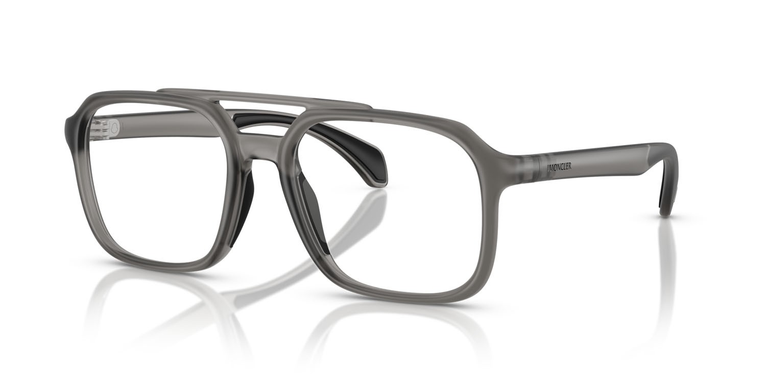 Eyeglasses Moncler ME 3002 (5003) color grigio opaco shape square lenses lente demo