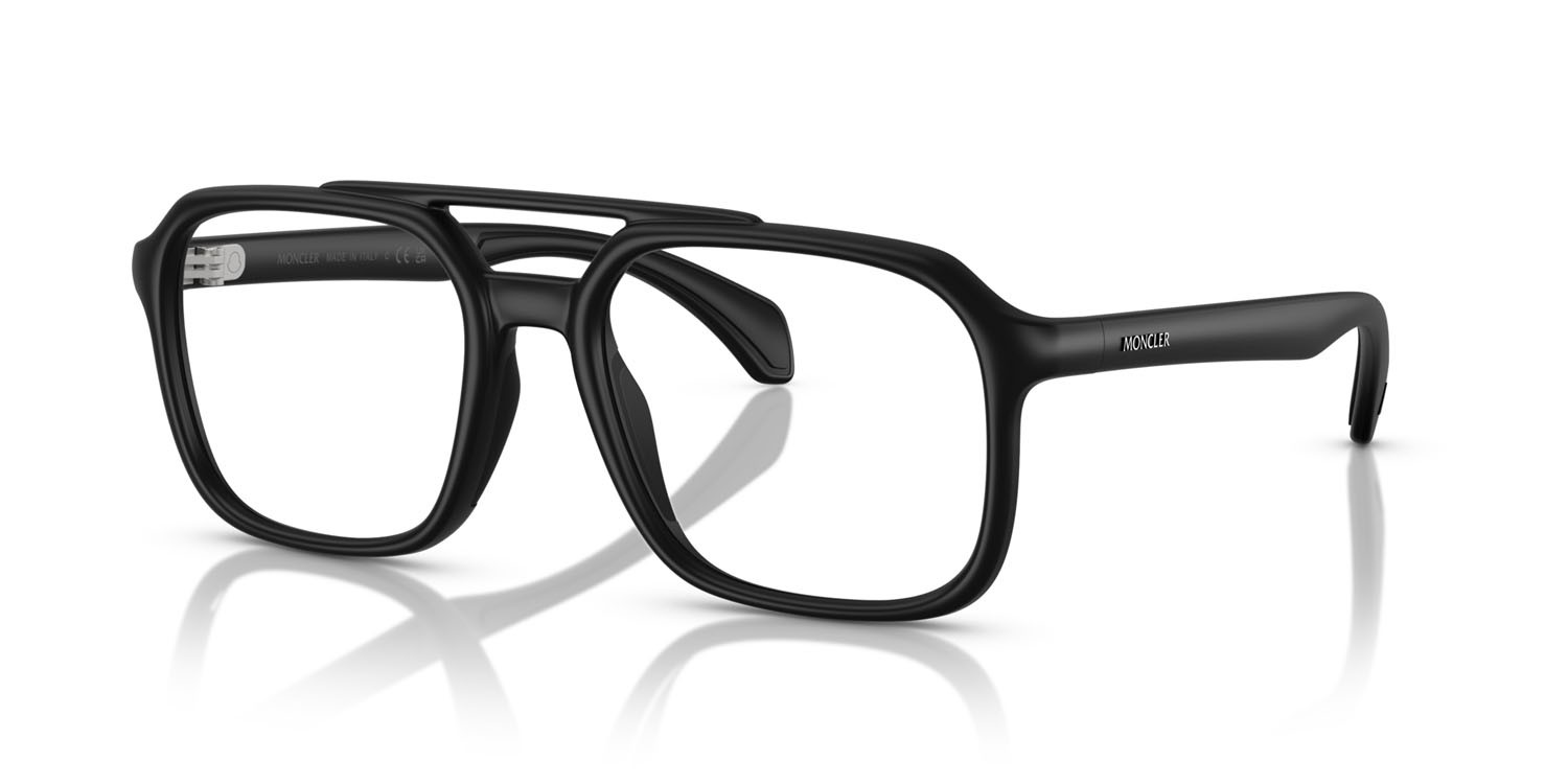 Eyeglasses Moncler ME 3002 (5006) color nero opaco shape square lenses lente demo