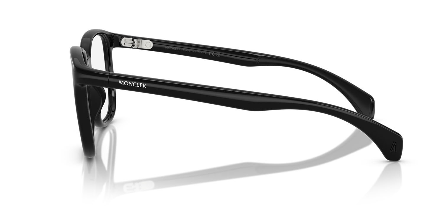 Eyeglasses Moncler ME 3003 (5001) color nero lucido shape square lenses lente demo