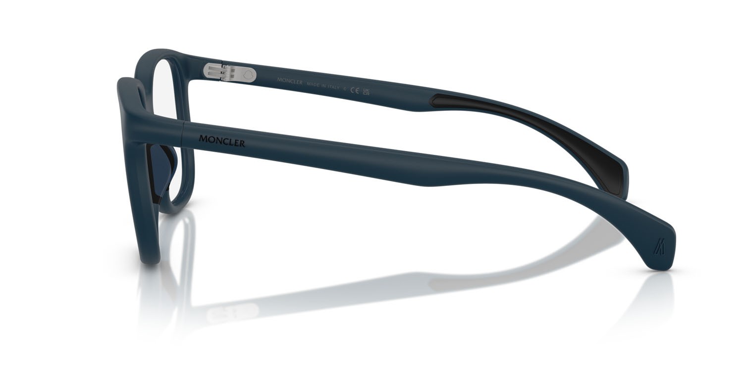 Eyeglasses Moncler ME 3003 (5008) color blu opaco shape square lenses lente demo