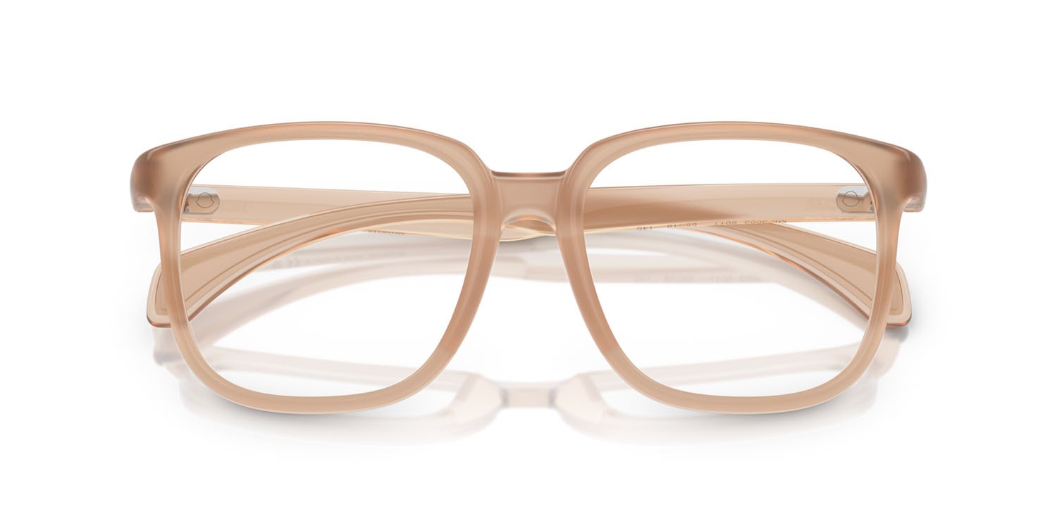 Eyeglasses Moncler ME 3003 (5011) color beige perlaceo shape square lenses lente demo