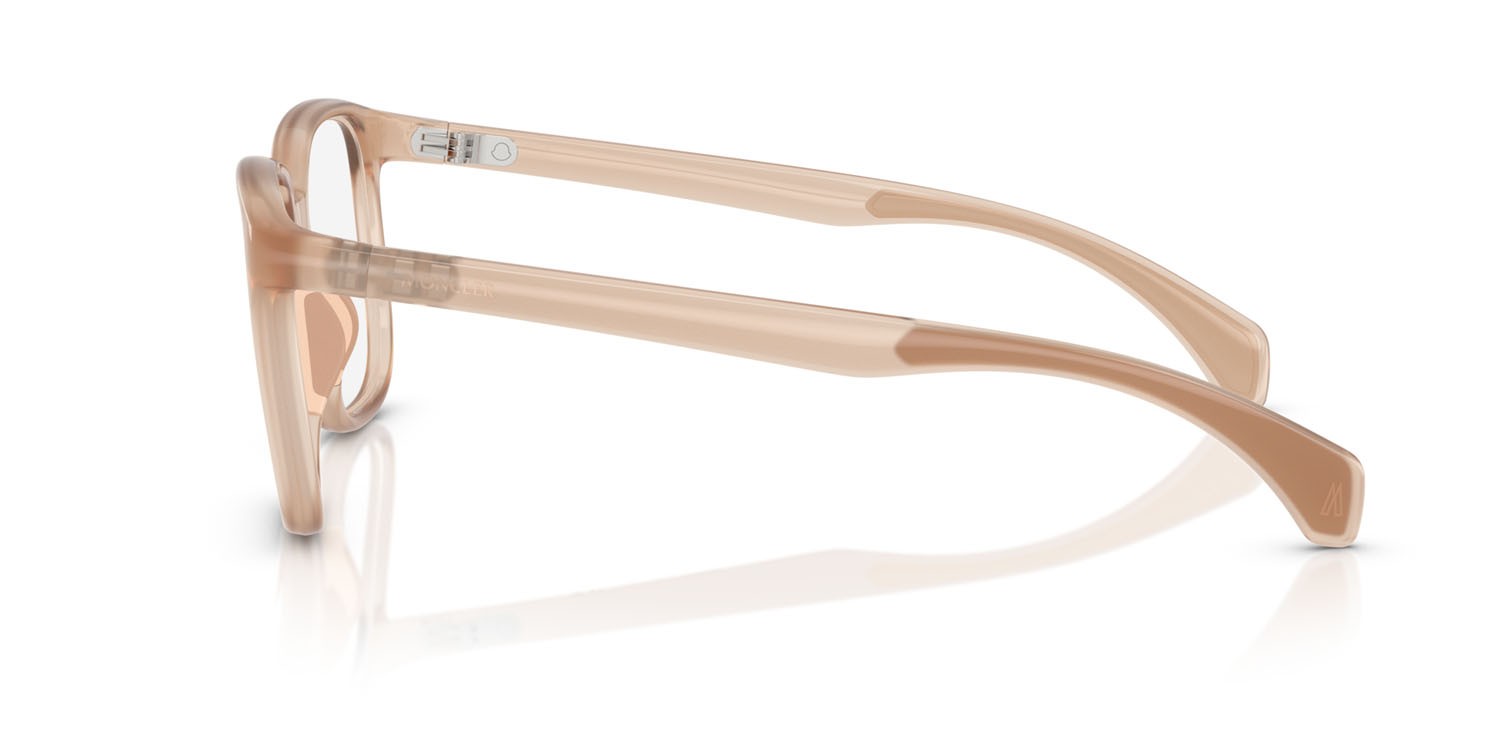 Eyeglasses Moncler ME 3003 (5011) color beige perlaceo shape square lenses lente demo