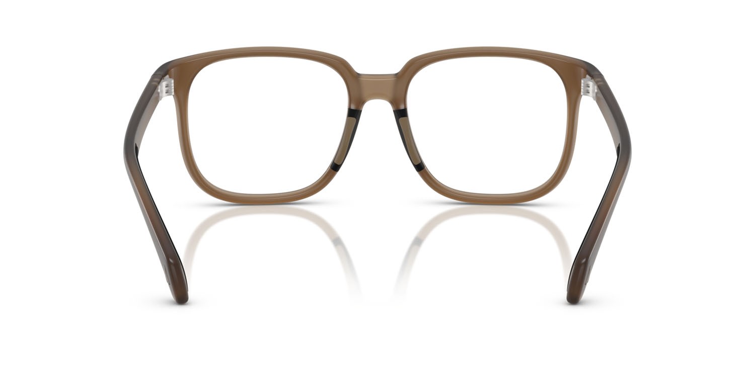 Eyeglasses Moncler ME 3003 (5012) color marrone chiaro opalino shape square lenses lente demo