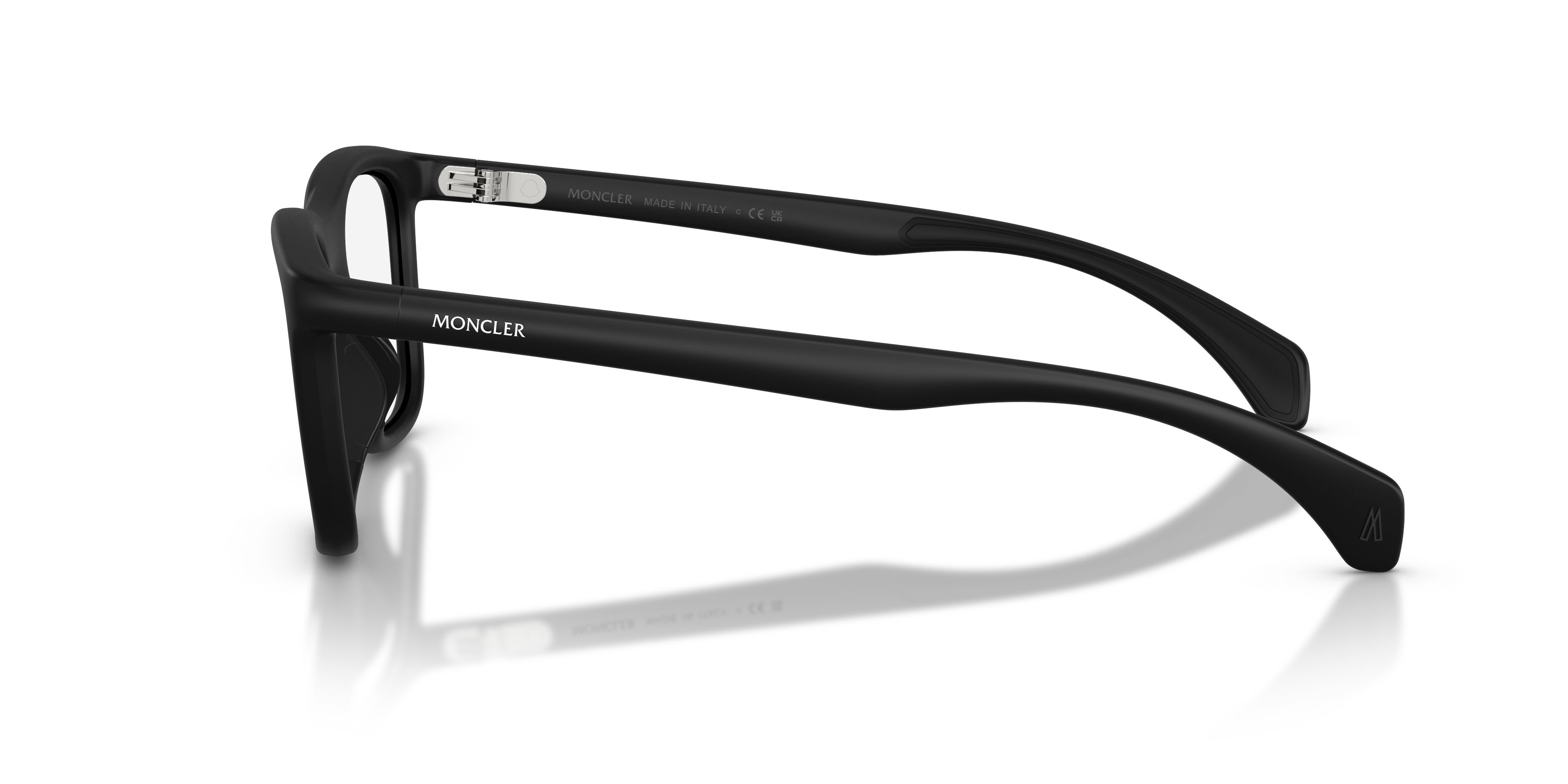 Eyeglasses Moncler ME 3005U (5006) color nero opaco shape square lenses lente demo
