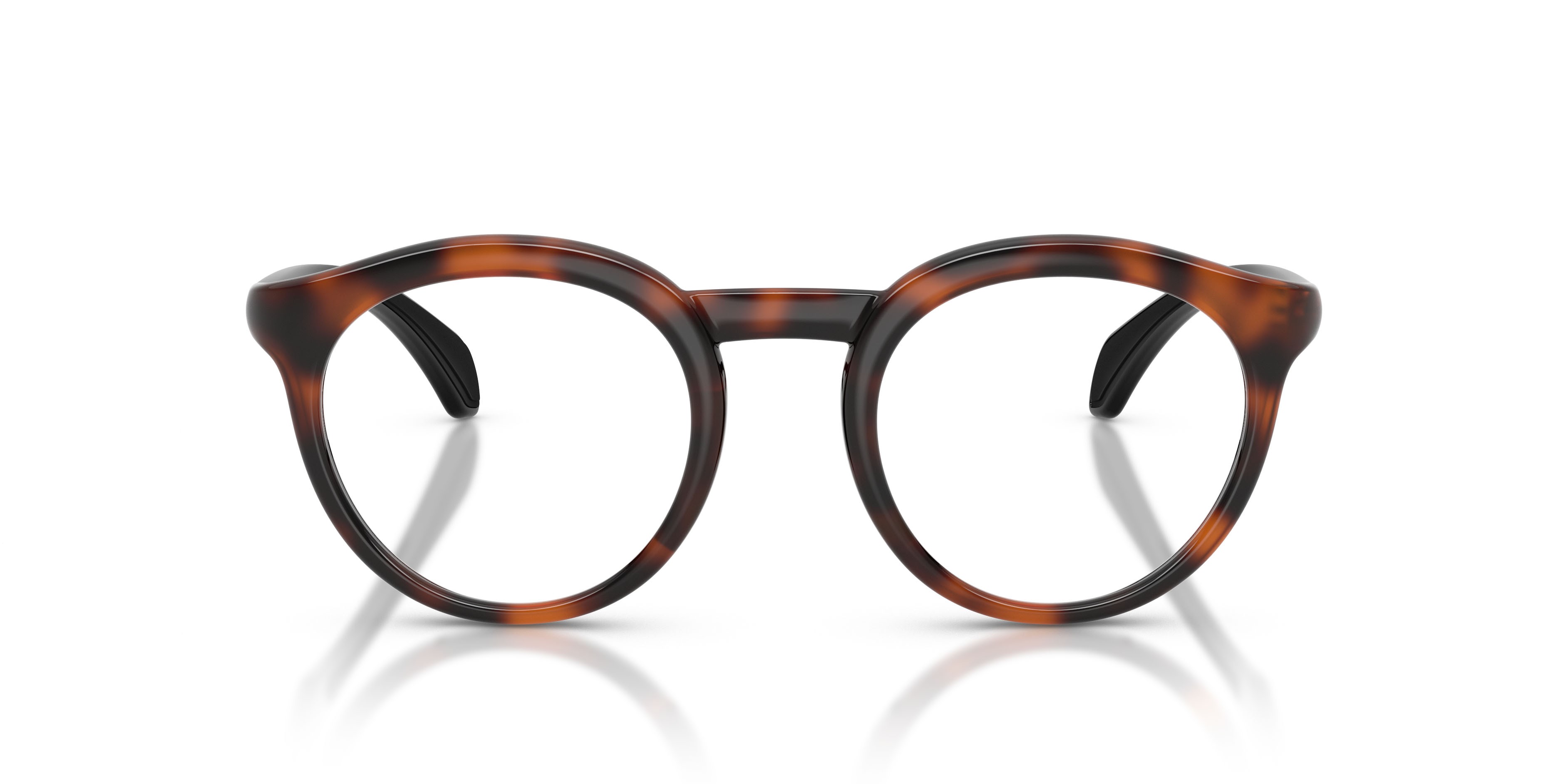 Eyeglasses Moncler ME 3006U (5039) color havana lucido shape round lenses lente demo