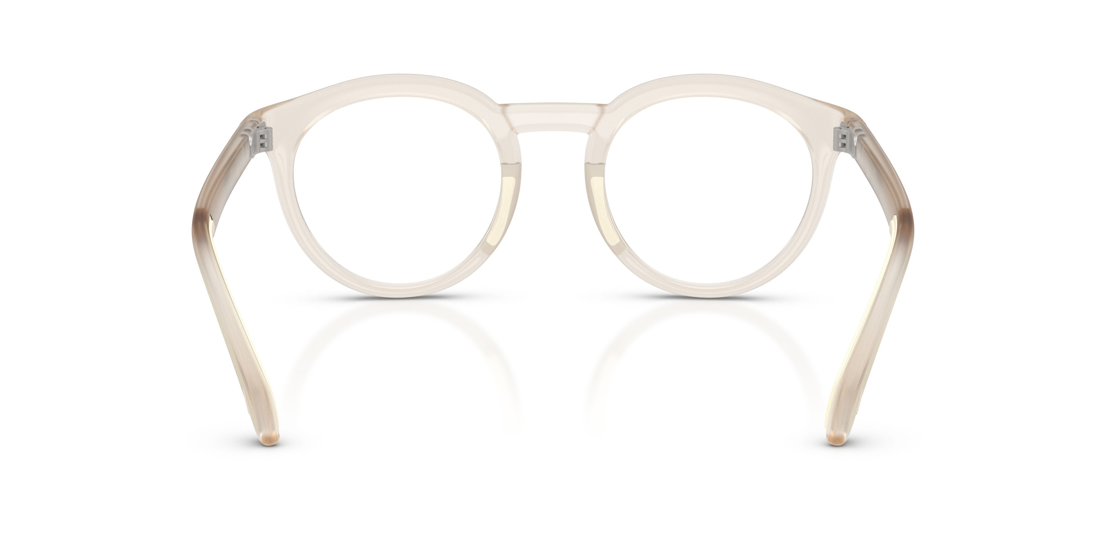 Eyeglasses Moncler ME 3006U (5042) color burro trasparente shape round lenses lente demo