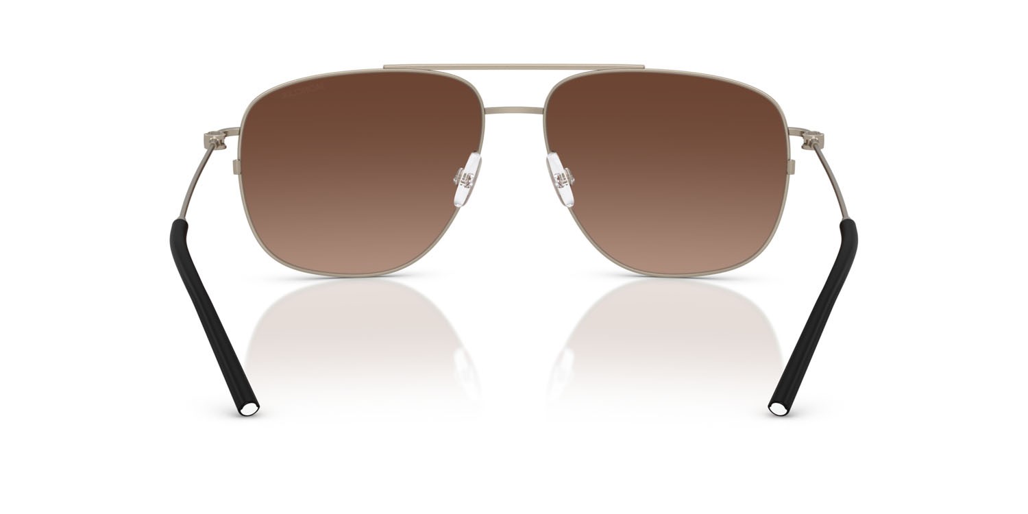 Occhiali da sole Moncler Alumni ME 4004 (1003T5) colore bronzo opaco forma aviator lenti polarizzata marrone sfumato