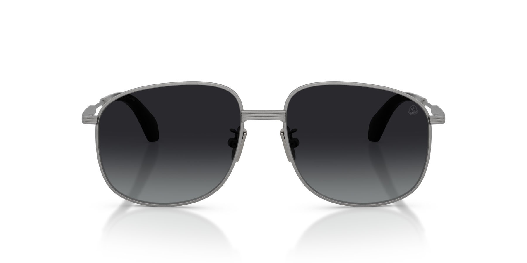 Sunglasses Moncler Fennix ME 4013 (1016T3) color matte frozen shape aviator lenses polar grigia sfumata