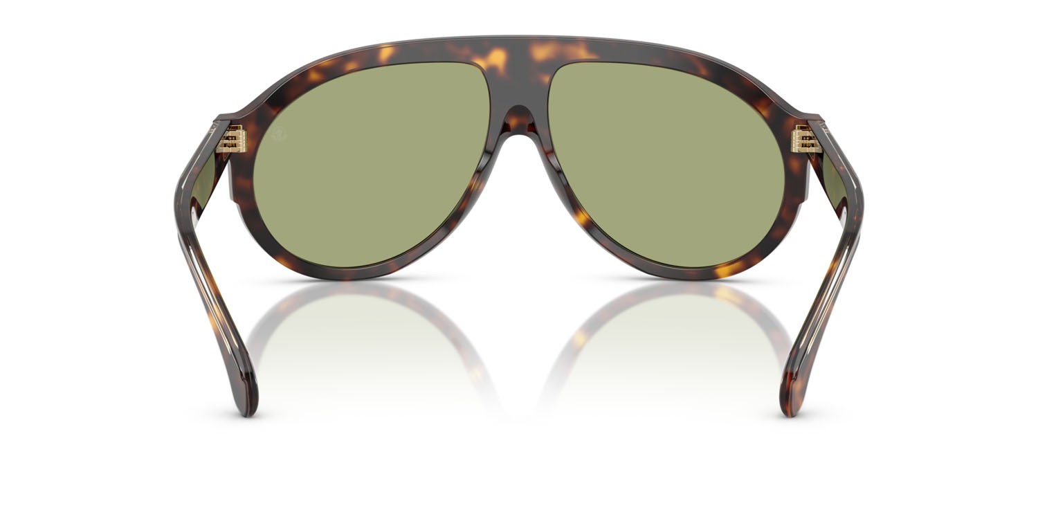 Sonnenbrillen Moncler Fhaite ME 6001F (300282) farbe tartarugato marrone form aviator gläser verde
