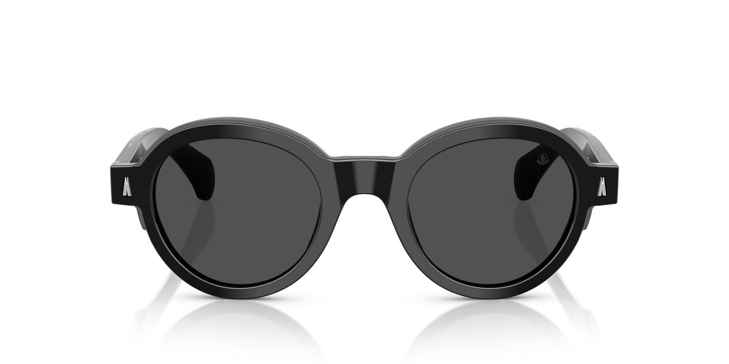 Sonnenbrillen Moncler Rondosa ME 6003F (300187) farbe nero lucido form rund gläser grigio scuro