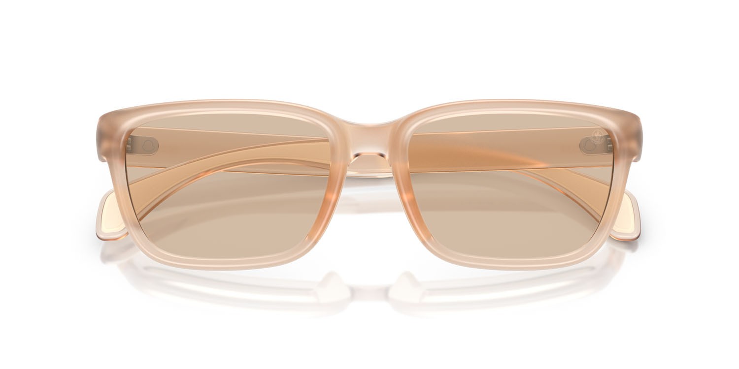Sunglasses Moncler Slicka ME 8002 (500993) color rosa perlaceo shape square lenses rosa