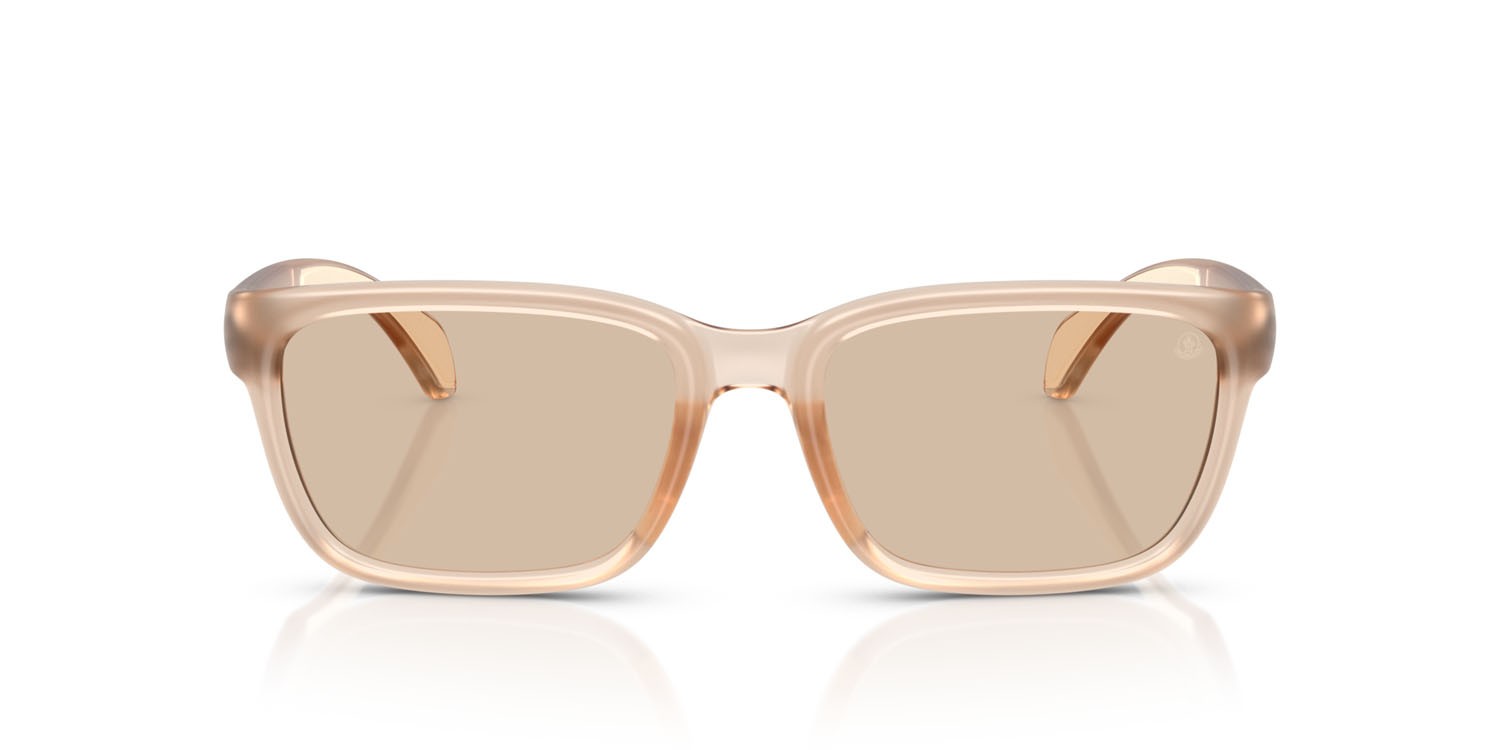 Sunglasses Moncler Slicka ME 8002 (500993) color rosa perlaceo shape square lenses rosa