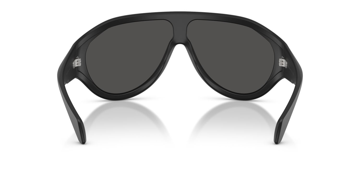 Sunglasses Moncler Bombolle ME 8009U (500687) color nero opaco shape oval lenses grigio scuro tinta unita