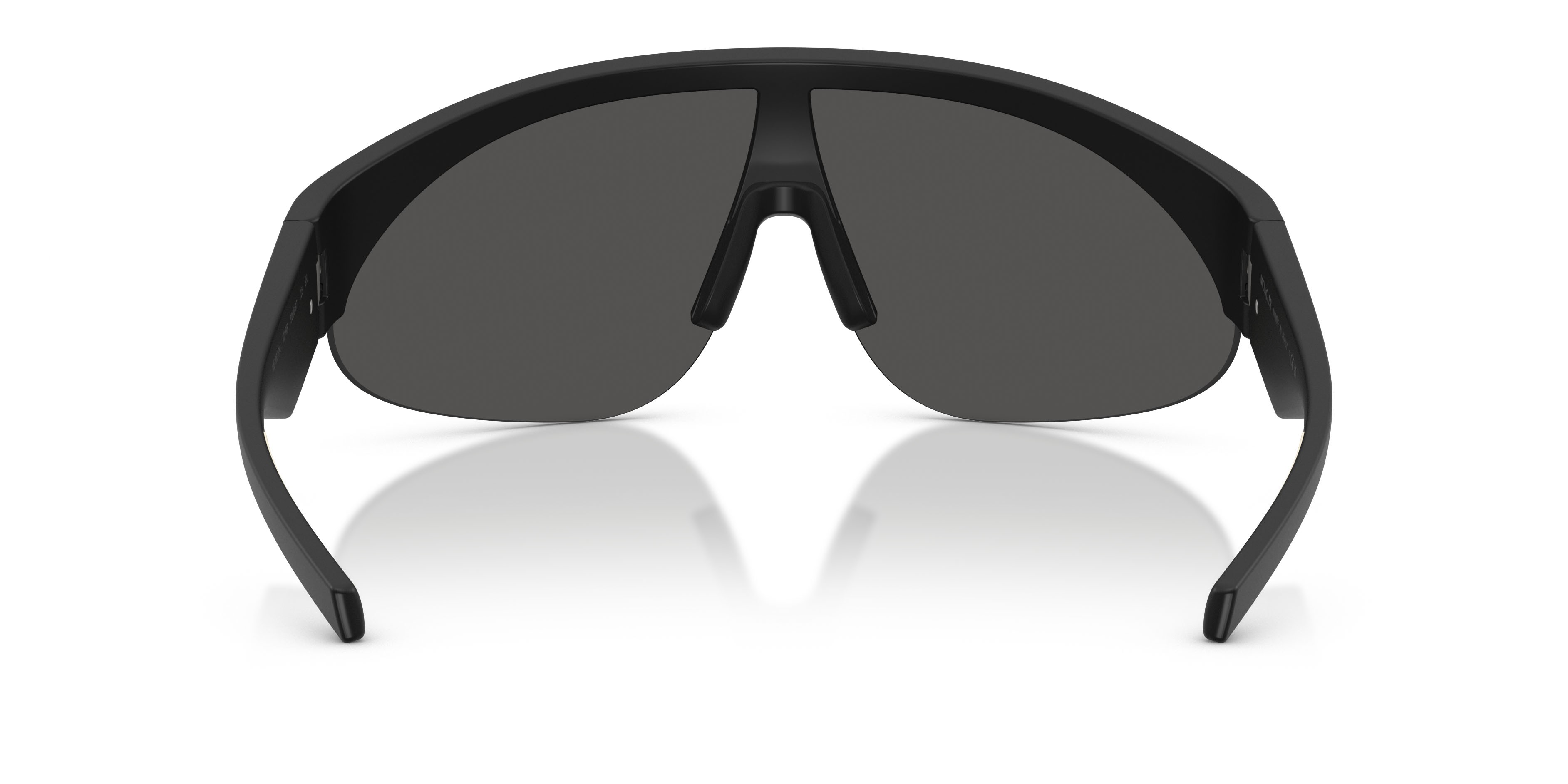 Occhiali da sole Moncler Myrr ME 8019U (500687) colore gomma nera forma ovale lenti grigio tinta unita