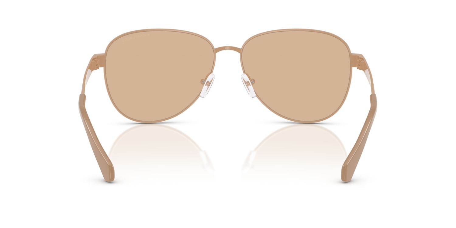Occhiali da sole Michael Kors Biarritz MK 1160 (190073) colore cammello forma aviator lenti cammello tinta unita