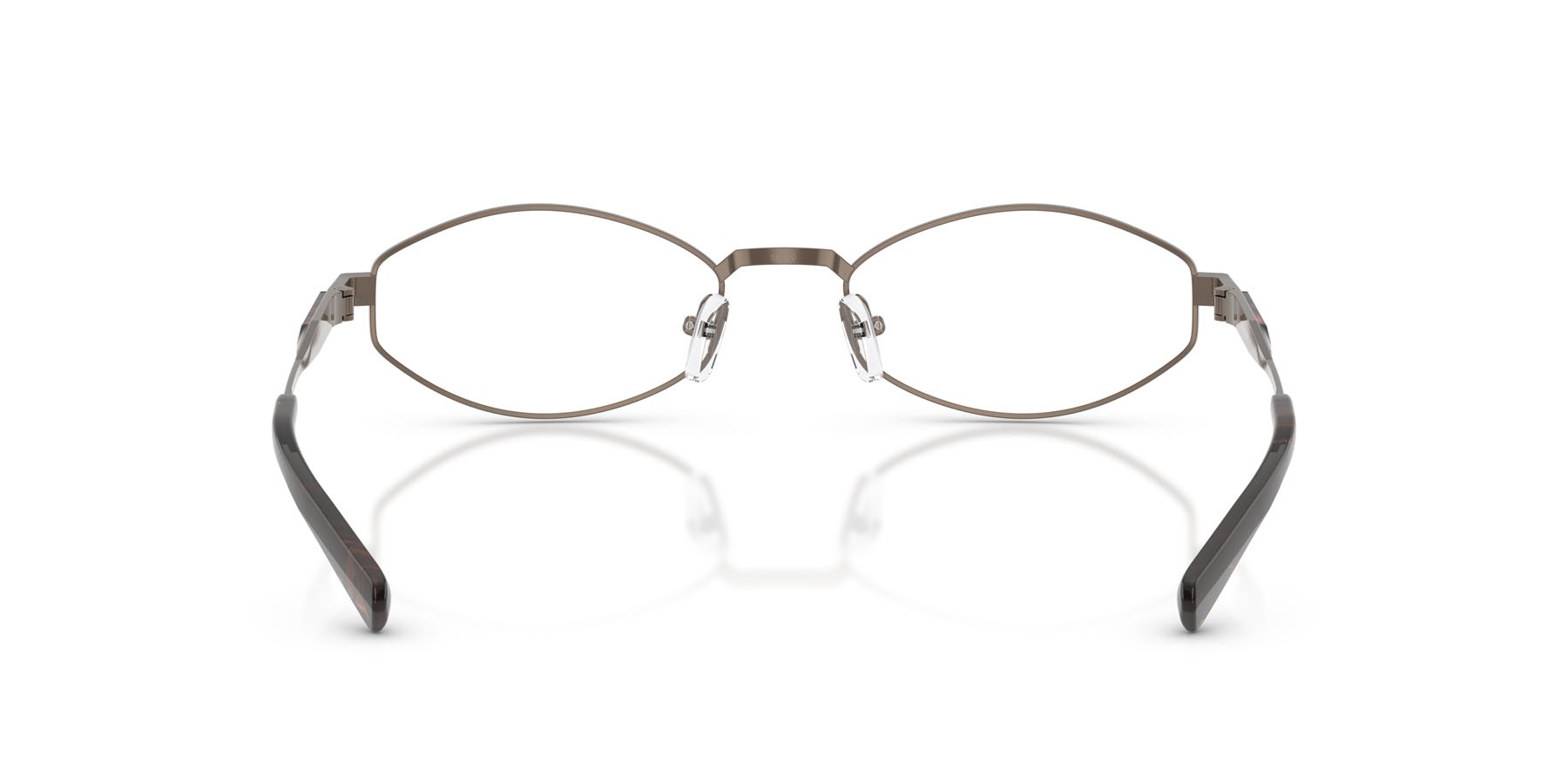 Occhiali da sole Michael Kors Palo Alto MK 1175 (19070L) colore husk opaco forma ovale lenti marrone sfumato