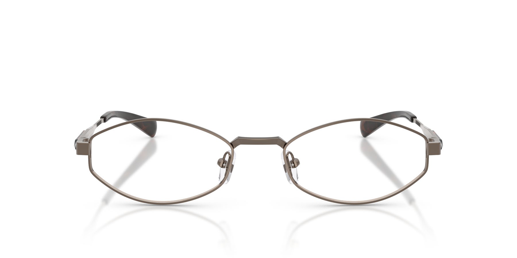 Occhiali da sole Michael Kors Palo Alto MK 1175 (19070L) colore husk opaco forma ovale lenti marrone sfumato